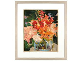 Paragon Cottage Flowers Framed Art