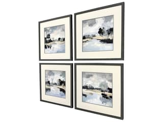 Paragon Dappled Stillness Framed Art - Set of 4