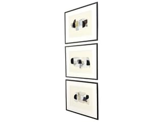 Paragon Goudy Sans Framed Art - Set of 3