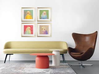 Paragon Florals Colorful Bird-A Wall Art Set of 4