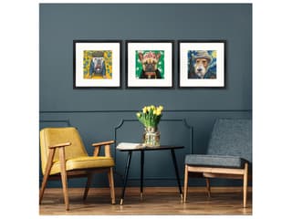 Paragon Master Dogs I Framed Art - Set of 3