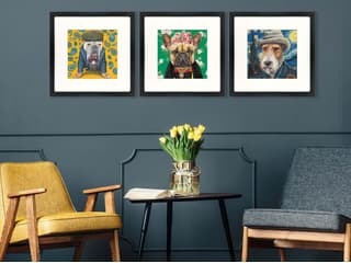 Paragon Master Dogs I Framed Art - Set of 3