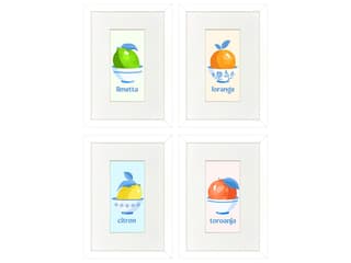 Paragon Love of Fruit Framed Art - Set of 4