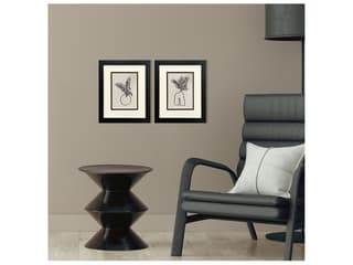 Paragon Simple Leaves II Framed Art - Set of 2