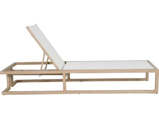 Castelle Gala Sling Aluminum Adjustable Sling Outdoor Patio Chaise Lounge