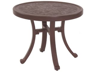 Castelle Vintage Cast Aluminum - Round Occasional Table Ready to Assemble