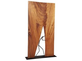 Phillips Collection Natural / Black 1 Panel Room Divider