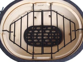 Primo Two Piece Heat Deflector Rack/Drip Pan Rack for Oval Large 300