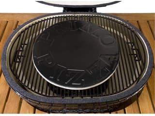 Primo 12'' Glazed Ceramic Baking Stone for Oval XL 400 | Oval LG 300 | Oval JR 200 | Kamado
