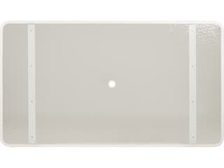 Watermark Living Sandoval Rectangular Glass Table Top with Umbrella Hole