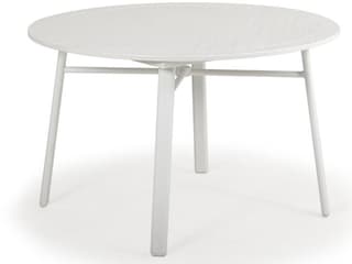 Watermark Living Sandoval Faux Wood Round Table Top with Umbrella Hole