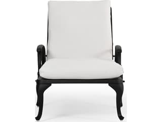 Watermark Living Oxford Cast Aluminum Weathered Black Outdoor Patio Chaise Lounge
