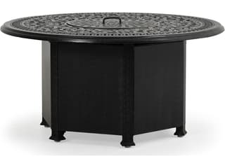 Watermark Living Dauphine Cast Aluminum Round Outdoor Patio Fire Pit Table