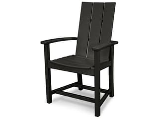 POLYWOOD® Modern Recycled Plastic Adirondack Outdoor Patio Dining Chair
