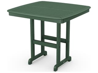 POLYWOOD® Nautical Recycled Plastic Square Patio Counter Table