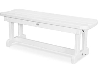 POLYWOOD® Park Recycled Plastic 48 Backless Outdoor Patio Bench