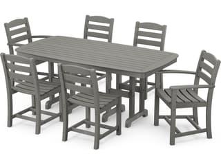 POLYWOOD® La Casa Cafe Recycled Plastic 7 Piece Outdoor Patio Dining Set