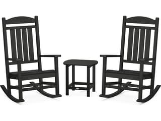 POLYWOOD® Presidential Recycled Plastic Rocker 3-Piece Set