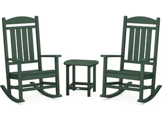 POLYWOOD® Presidential Recycled Plastic Rocker 3-Piece Set