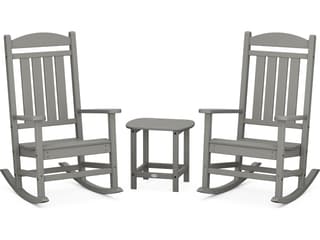 POLYWOOD® Presidential Recycled Plastic Rocker 3-Piece Set