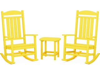 POLYWOOD® Presidential Recycled Plastic Rocker 3-Piece Set