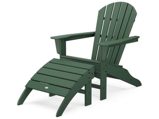 POLYWOOD® South Beach Recycled Plastic 2 Piece Adirondack Lounge Set