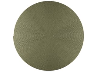 Nami Composition C Round Braided Area Rug in Recyclable Polypropylene by Stefano Giovannoni
