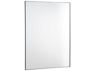 Quorum Matte Black Rectangular Wall Mirror