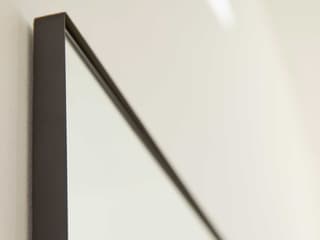 Quorum Matte Black Rectangular Wall Mirror