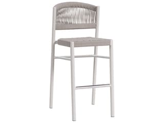 Naples Aluminum Rope Bar Stool