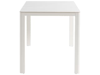 Ratana Hampshire Tables Aluminum Rectangular Umbrella Hole Counter Table