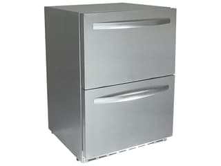RCS Grills Stainless Two Drawer Refrigerator-UL Rated
