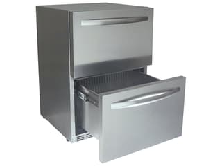 RCS Grills Stainless Two Drawer Refrigerator-UL Rated