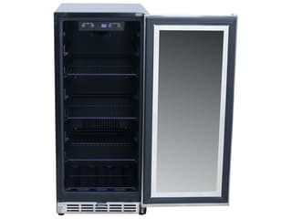 RCS Grills Stainless 15 Refrigerator with Glass Window