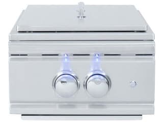RCS Grills Stainless Steel Pro Side Burner Slide-in with Blue LED-Propane