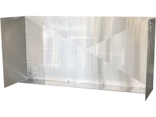 RCS Grills Stainless Steel 48'' Large Wind Guard
