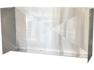 RCS Grills Stainless Steel 36'' Medium Wind Guard