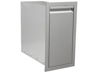 RCS Grills Stainless Steel Valiant Series Charcoal Caddy and/or Pellet Storage Drawer