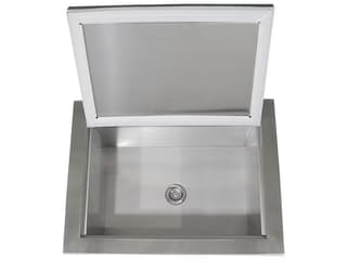 RCS Grills Stainless Steel Valiant Drop-In Cooler Ice Container with Removable Lid