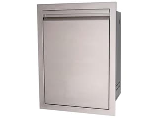RCS Grills Valiant 20 Inch Stainless Steel Fully Enclosed Trash Drawer