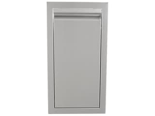 RCS Grills Stainless Steel Valiant Narrow Trash Drawer-Trash Can Included