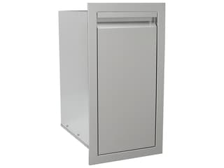 RCS Grills Stainless Steel Valiant Narrow Trash Drawer-Trash Can Included