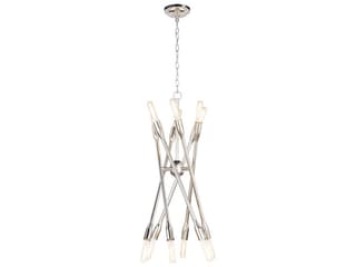 Regina Andrew Cobra 12-Light Polished Nickel Chandelier