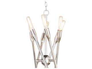 Regina Andrew Cobra 12-Light Polished Nickel Chandelier