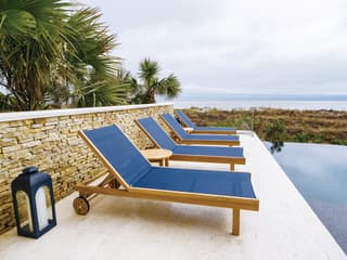 Royal Teak Collection Sundaze Outdoor Patio Lounge Set