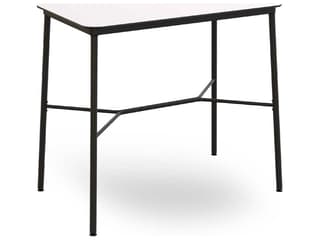 Hub Rectangular Bar Table White 47x27