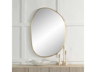 Renwil Camona Satin Brass Wall Mirror