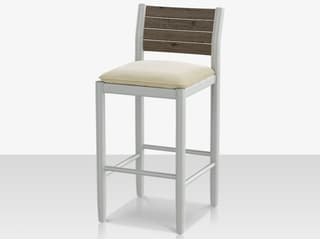 Decoscape Danish Aluminum Sling Strap Bar Side Chair