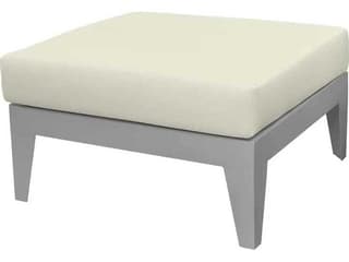 South Beach Aluminum Ottoman