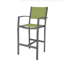 Decoscape Fusion Sling Aluminum Bar Arm Chair